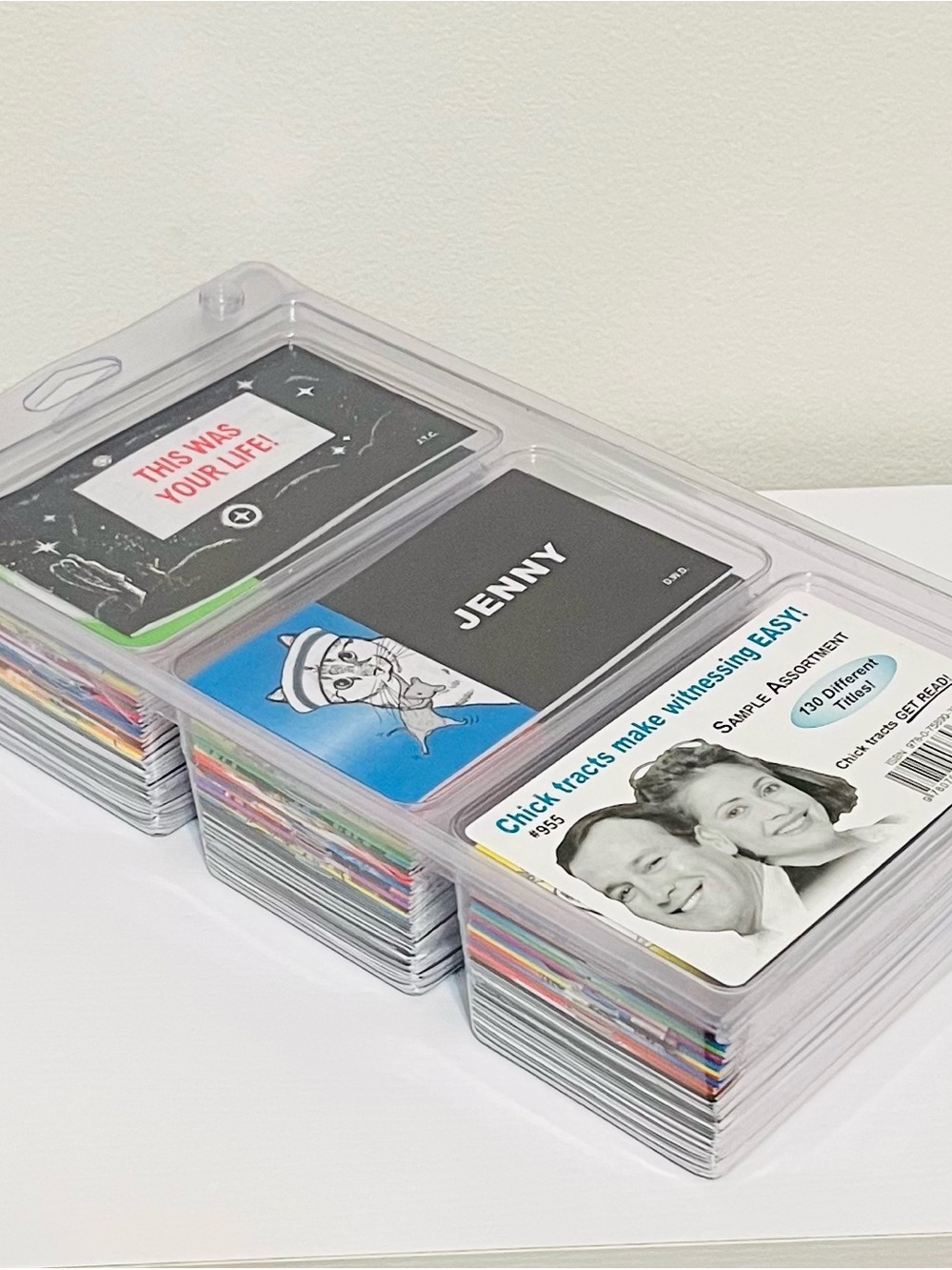 CHICK TRACT ASSORTMENT By Jack T Chick 135 Titles in Clear Package **BRAND NEW**